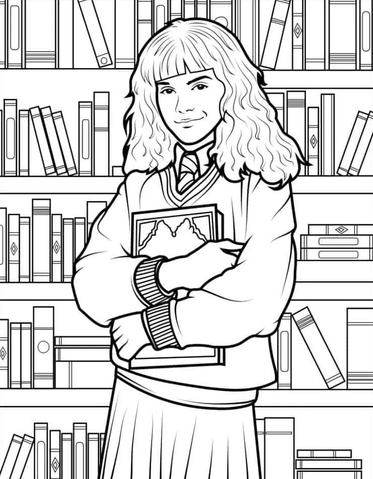 coloriage Harry Potter pour enfant de 10 ans