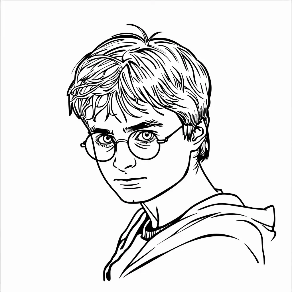 coloriage Harry Potter pour enfants