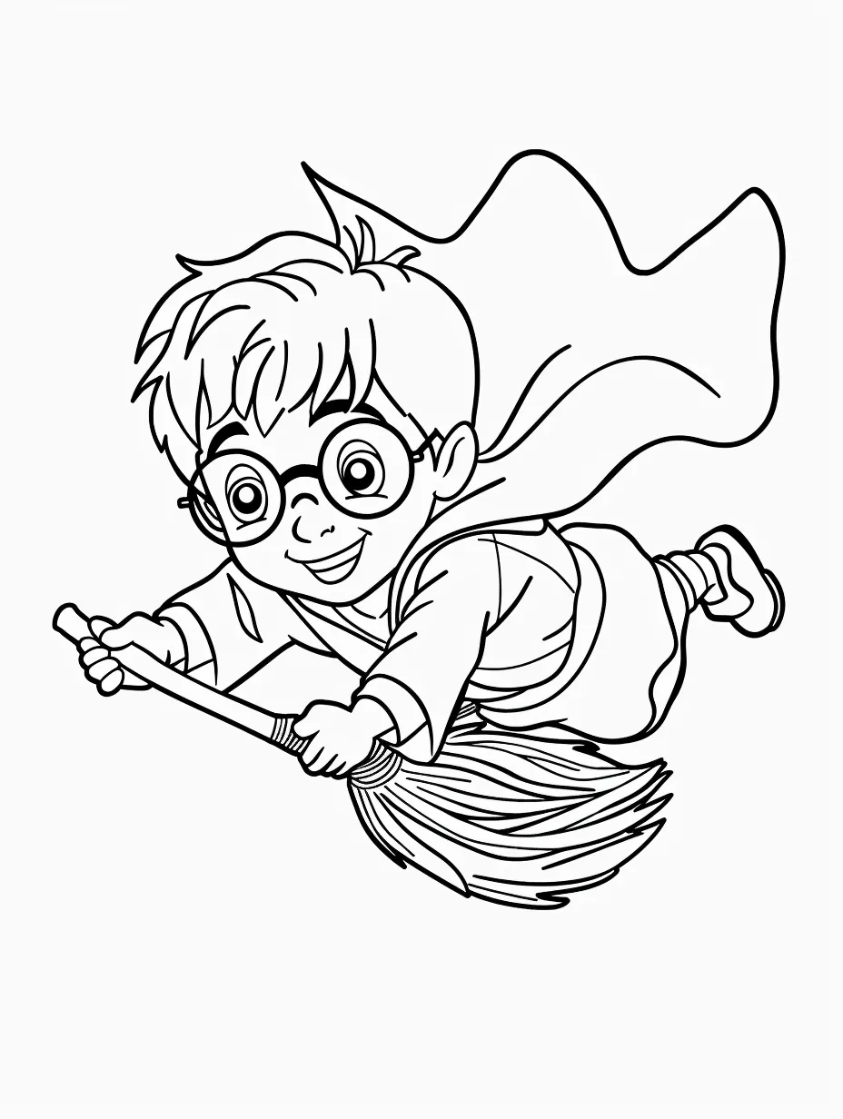 coloriage Harry Potter pour enfant