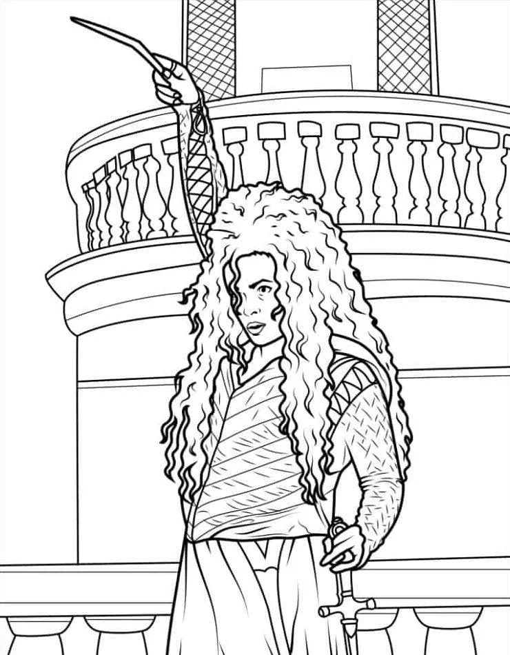 coloriage Harry Potter educatif pour enfant