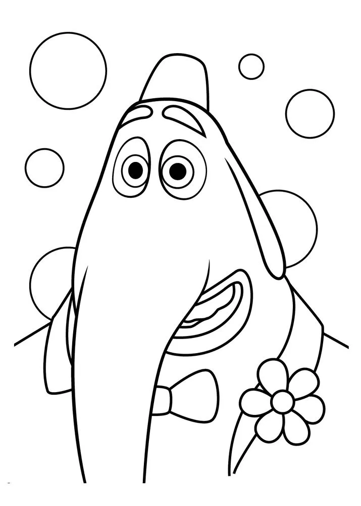 coloriage Inside Out pour enfant de 8 ans