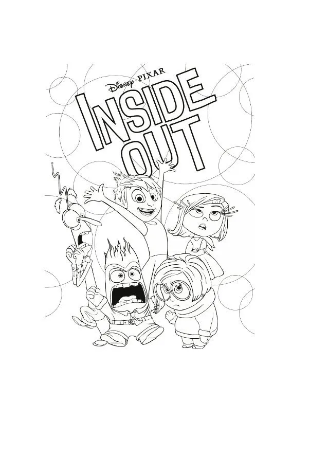 coloriage Inside Out a imprimer