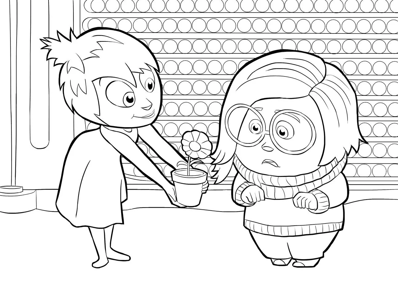 coloriage Inside Out gratuit en ligne 1