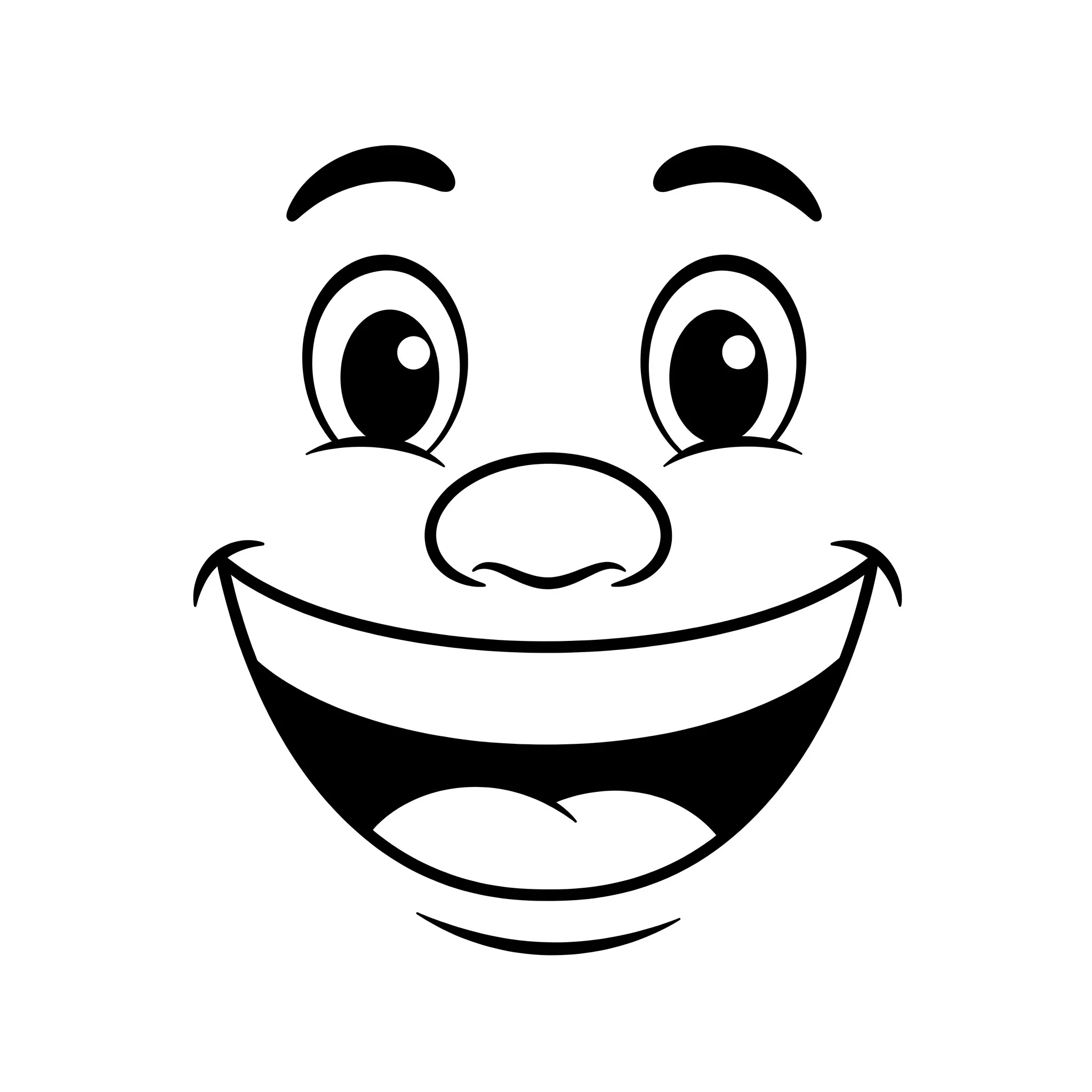 coloriage Joie souriante à imprimer