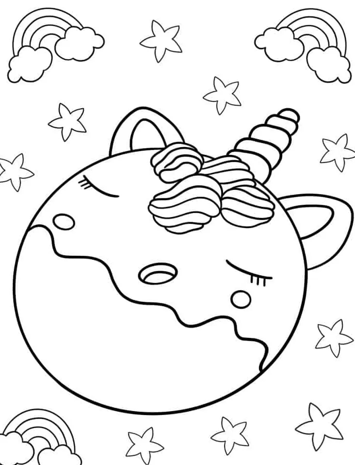 coloriage Licorne à imprimer gratuit