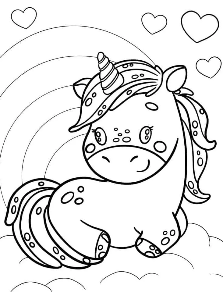 coloriage Licorne a imprimer