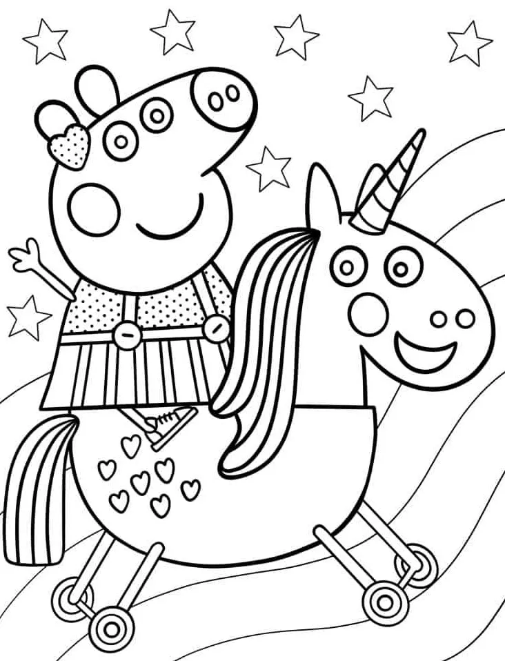 coloriage Licorne pour enfants à imprimer