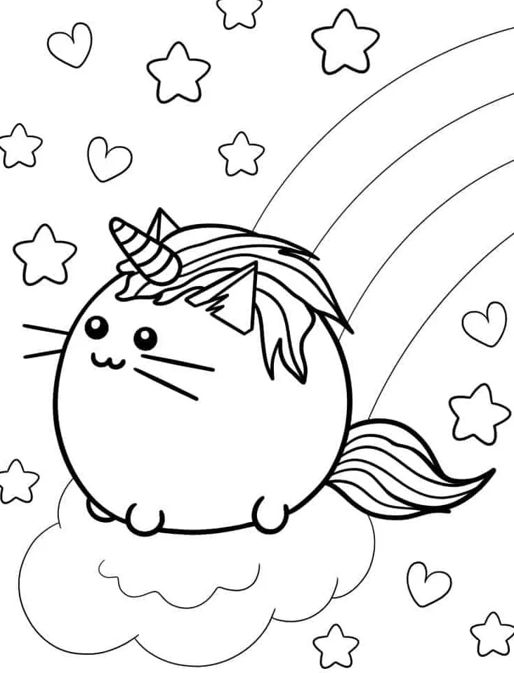 coloriage Licorne à imprimer pour enfant de 6 ans