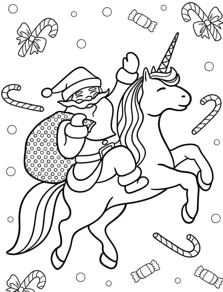 coloriage Licorne a telecharger 2