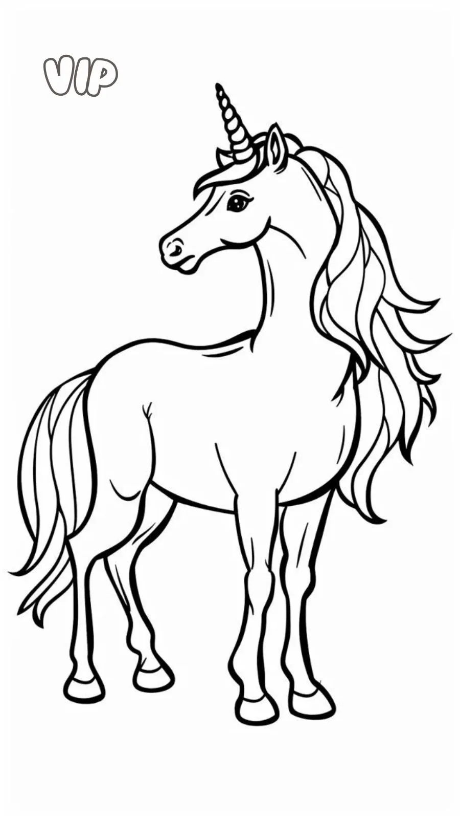 coloriage Licorne a colorier en ligne