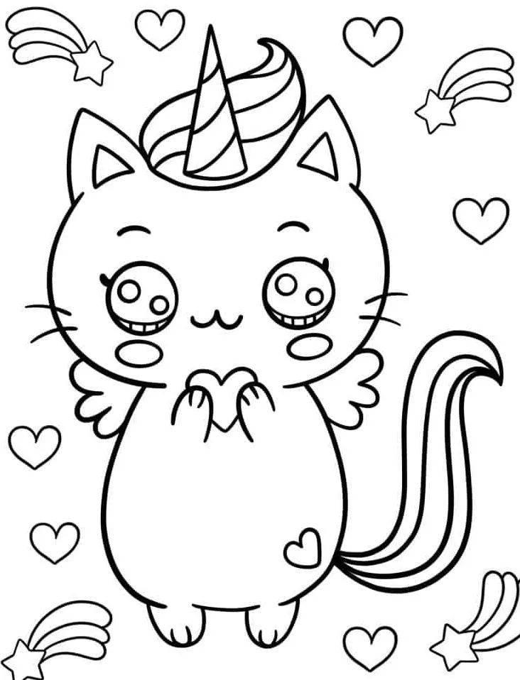 coloriage Licorne gratuit