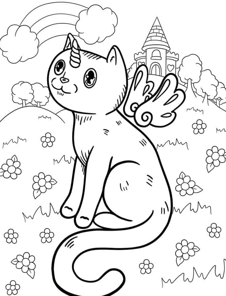 coloriage Licorne et dessin a imprimer