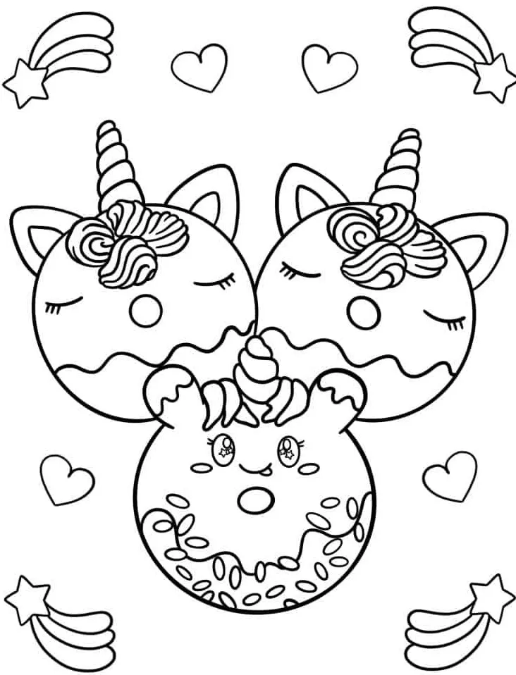 coloriage Licorne et dessins 1