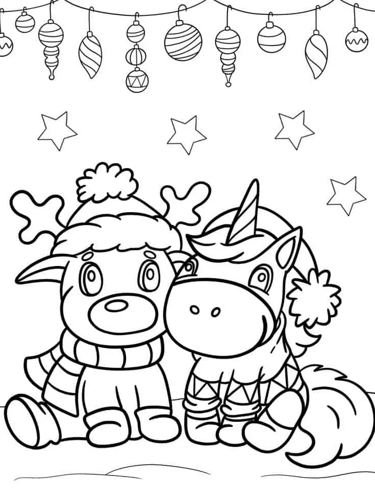 coloriage Licorne a imprimer 1