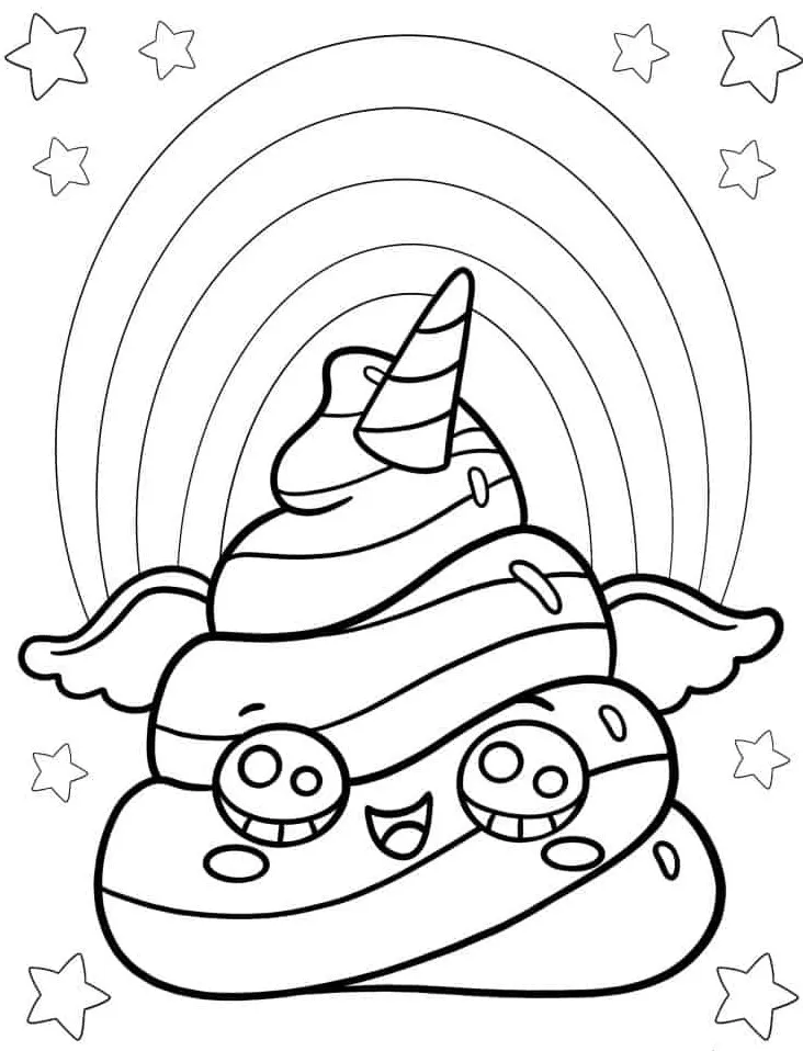 coloriage Licorne à imprimer pdf gratuit