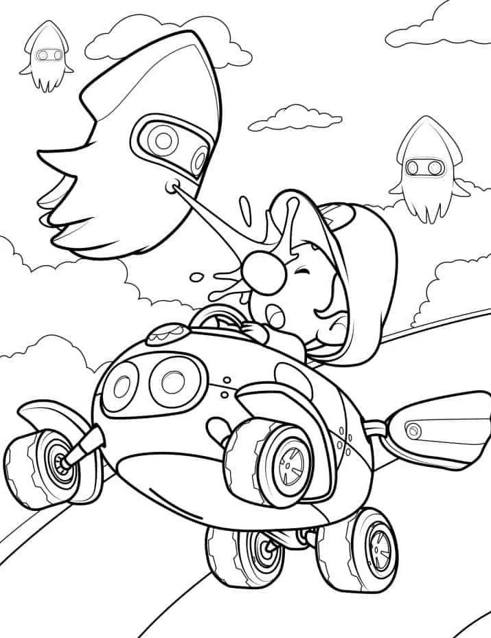 coloriage Luigi à imprimer gratuitement pdf