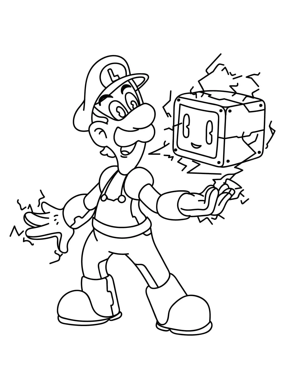 coloriage Luigi en ligne