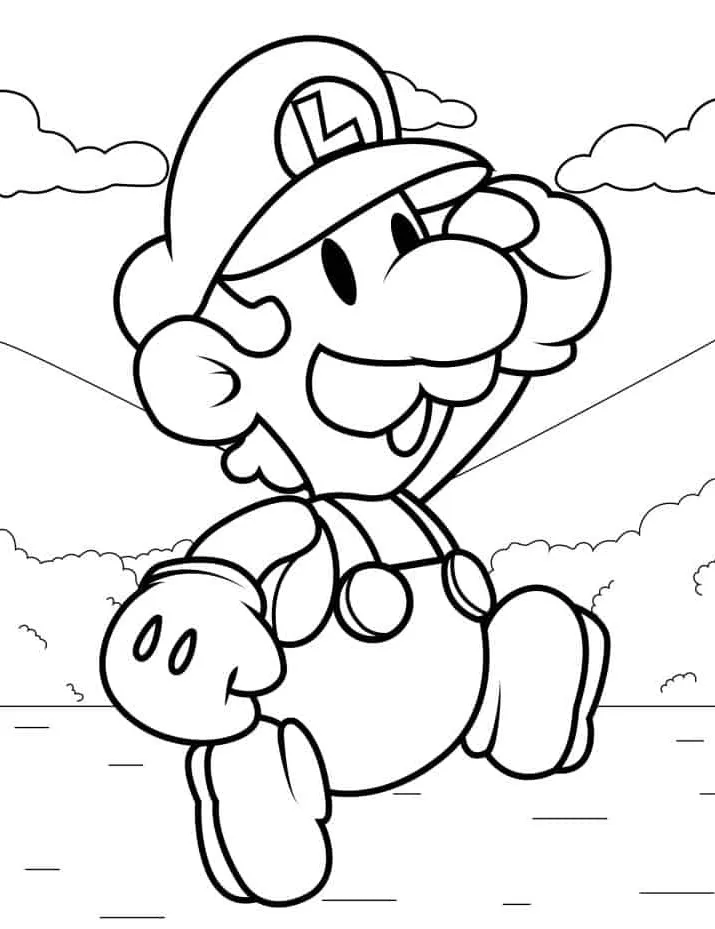 coloriage Luigi et dessins