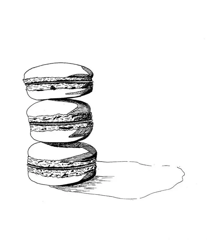 coloriage Macaron à imprimer pour enfant de 12 ans