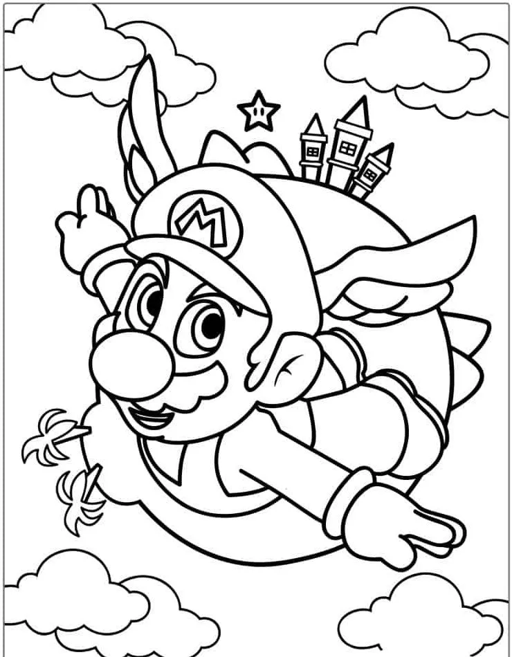 coloriage Mario gratuit en ligne