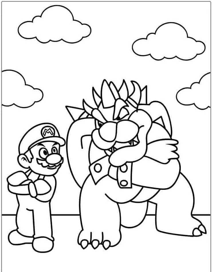 coloriage Mario et dessins