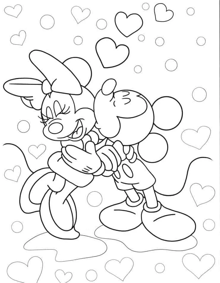 coloriage Mickey Mouse a telecharger