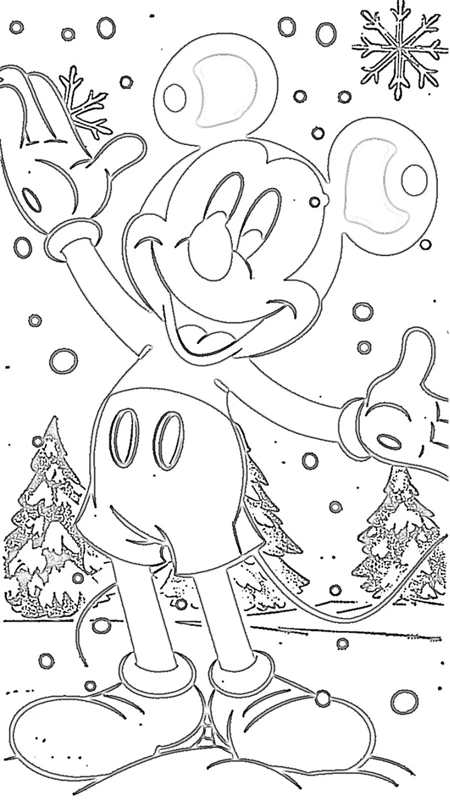36+ Mickey Mouse para colorear Imprimible gratis para niños.