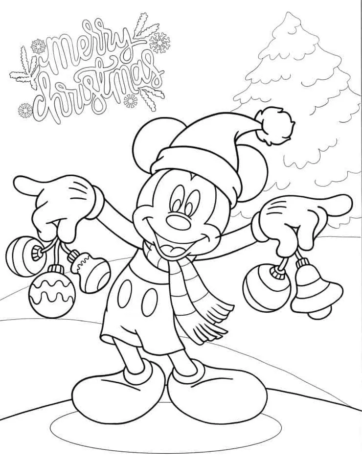 coloriage Mickey Mouse à imprimer gratuitement