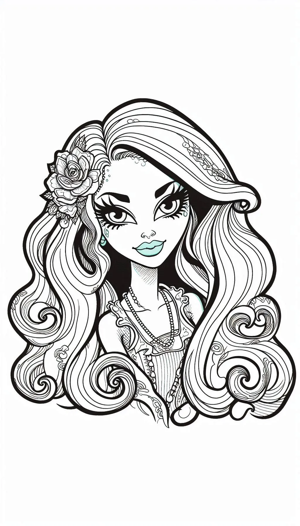 coloriage Monster High à imprimer gratuitement pdf