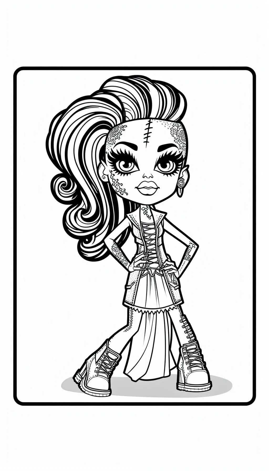 coloriage Monster High pour enfants a imprimer