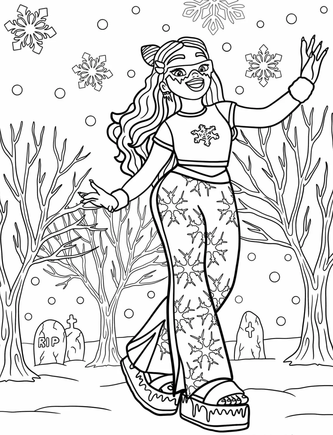 coloriage Monster High gratuit pour enfants