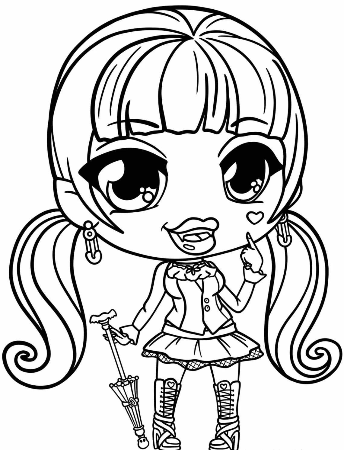 coloriage Monster High a dessiner et imprimer 3