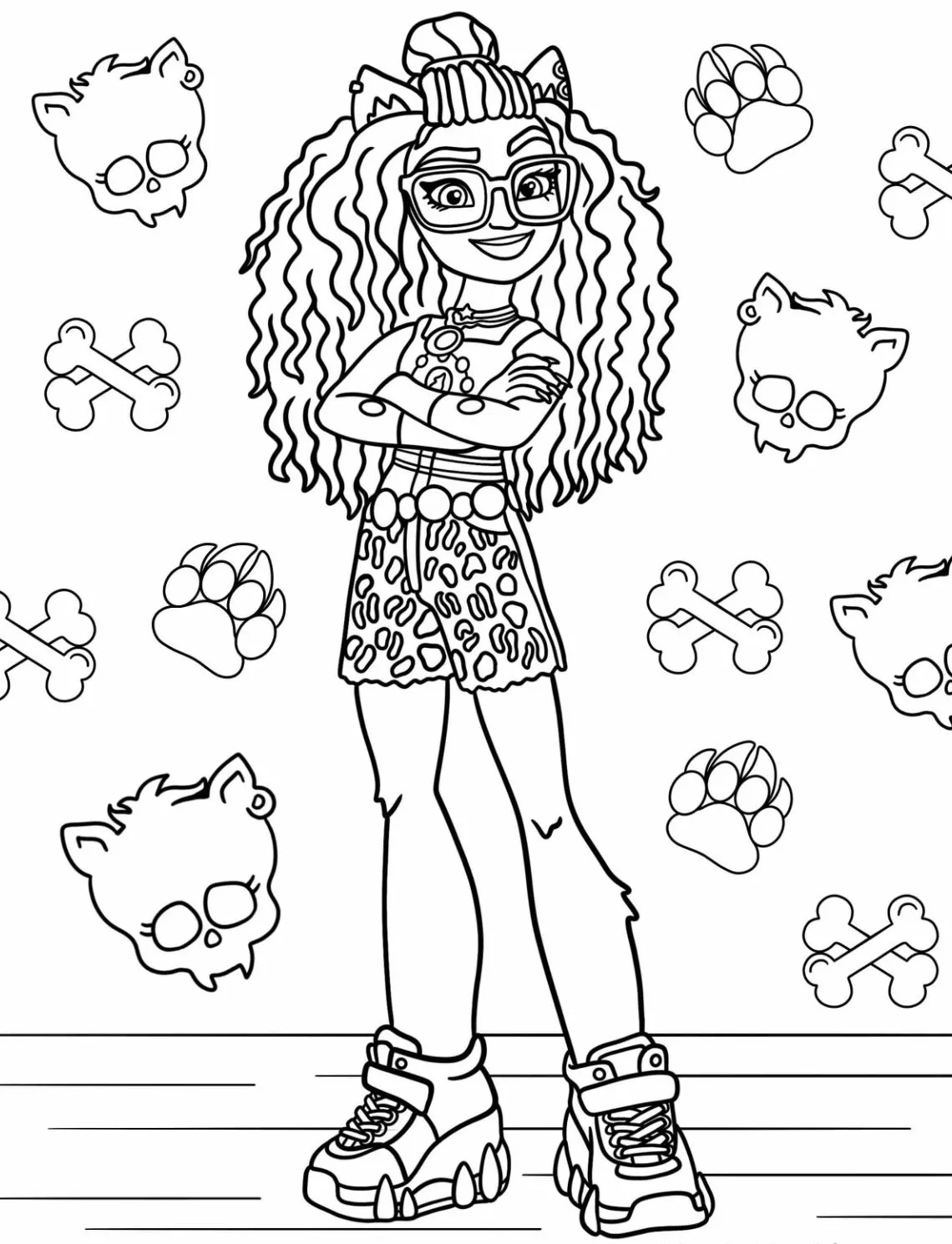 coloriage Monster High gratuit 1