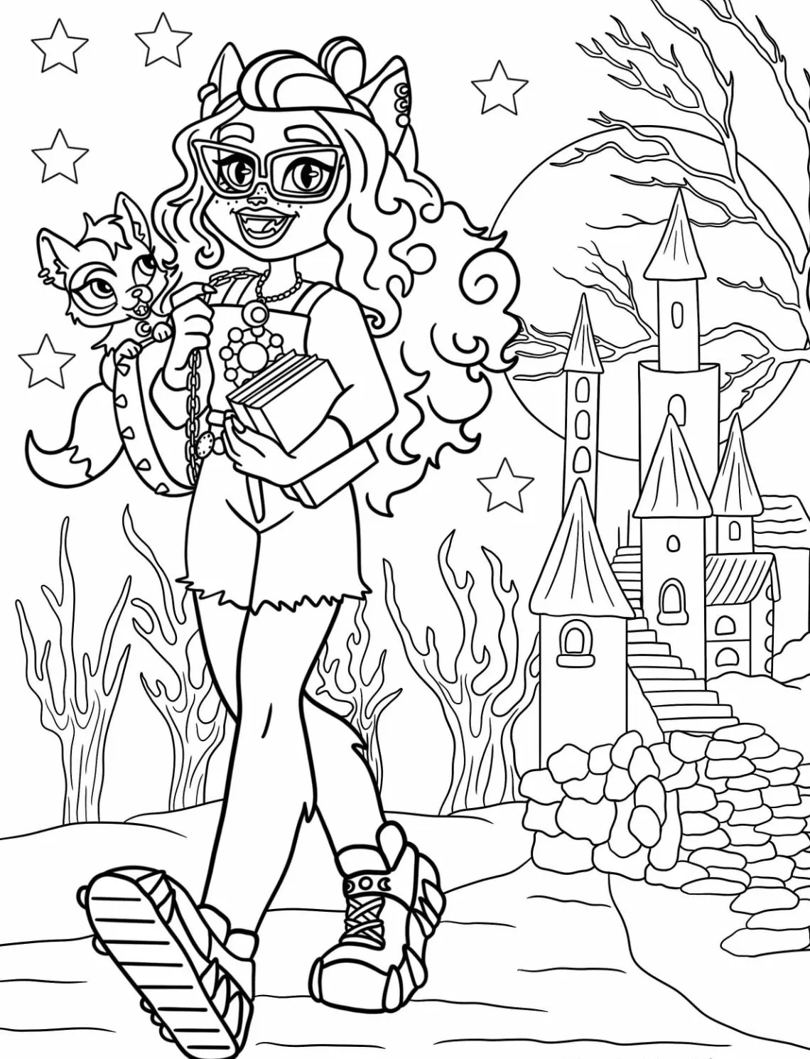 coloriage Monster High pour enfants a imprimer gratuit