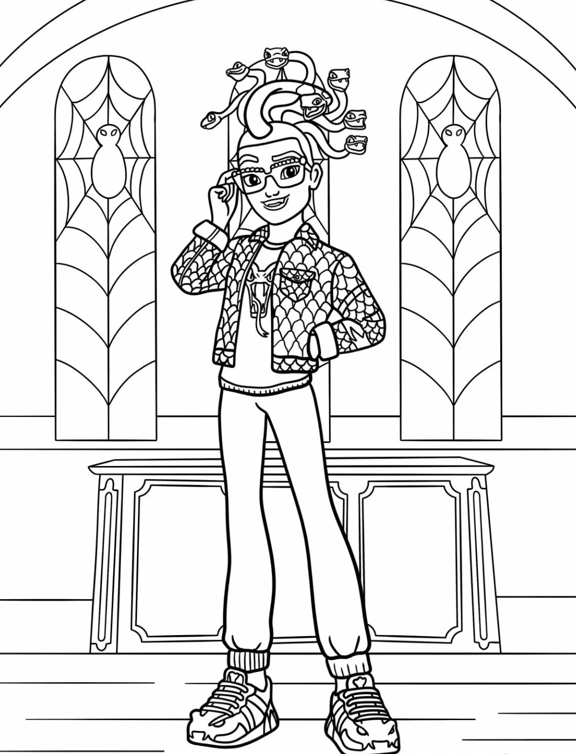 coloriage Monster High gratuit à imprimer 1