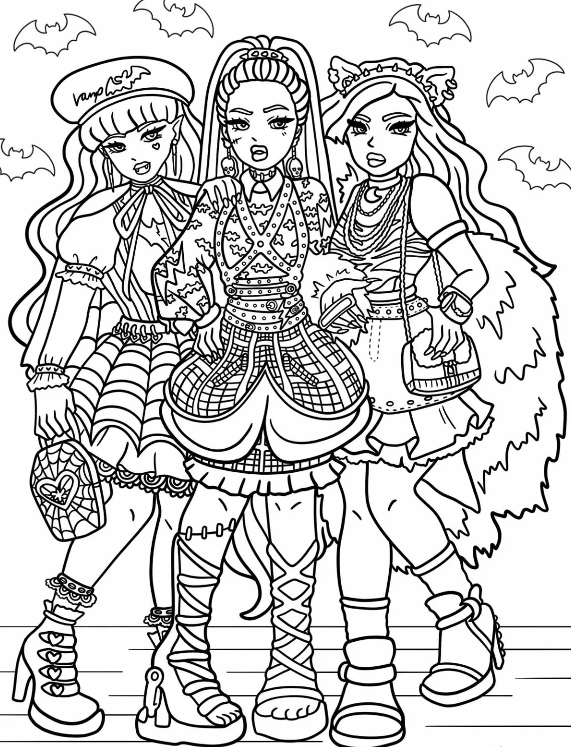 coloriage Monster High pour enfant