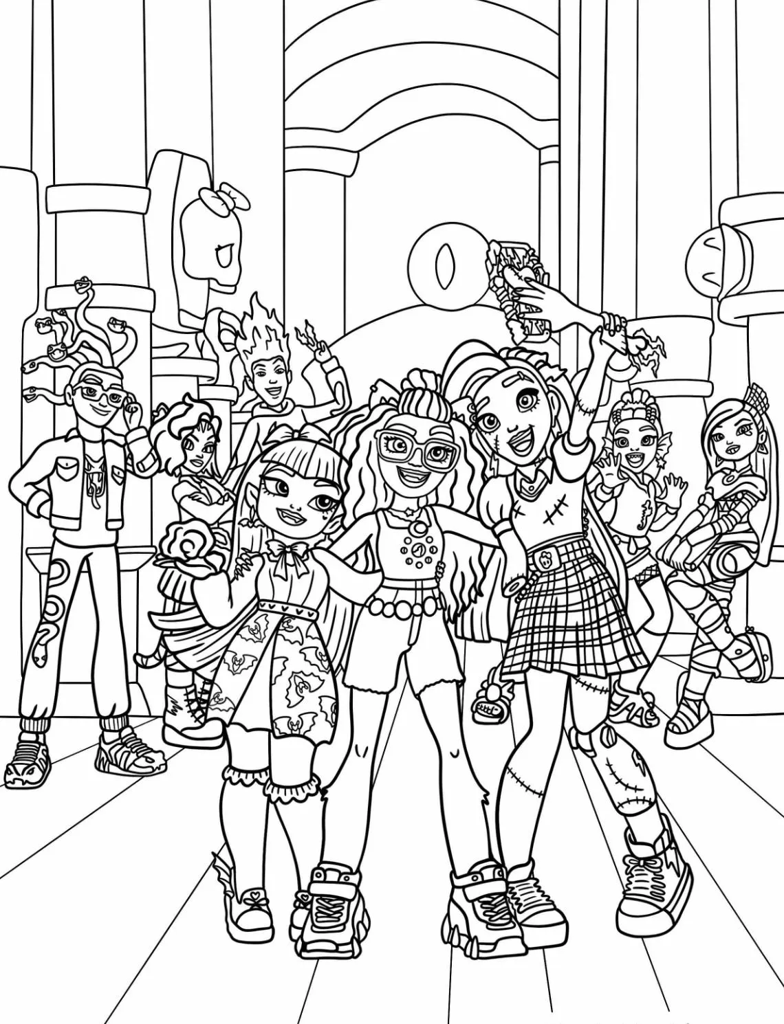 coloriage Monster High a dessiner et imprimer 2