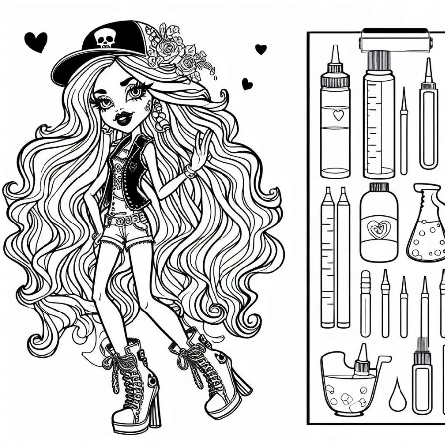 coloriage Monster High a dessiner et imprimer 1