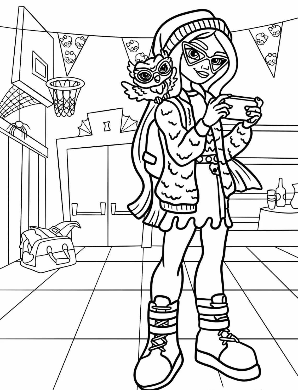 coloriage Monster High gratuit