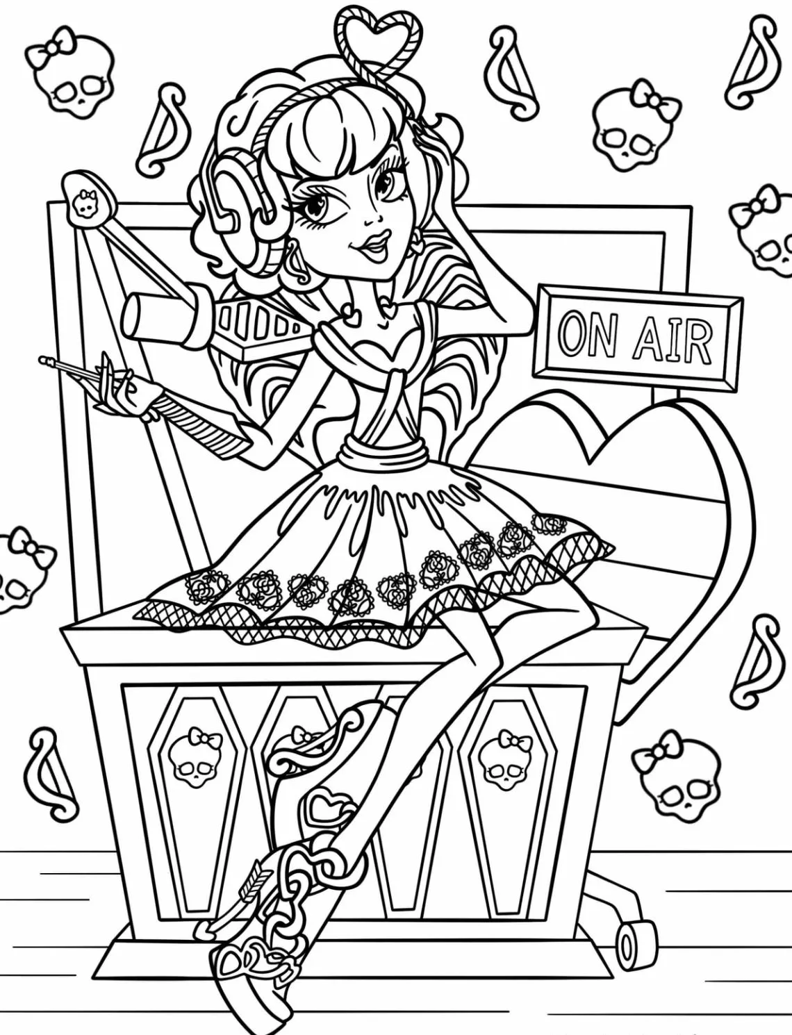 coloriage Monster High à imprimer