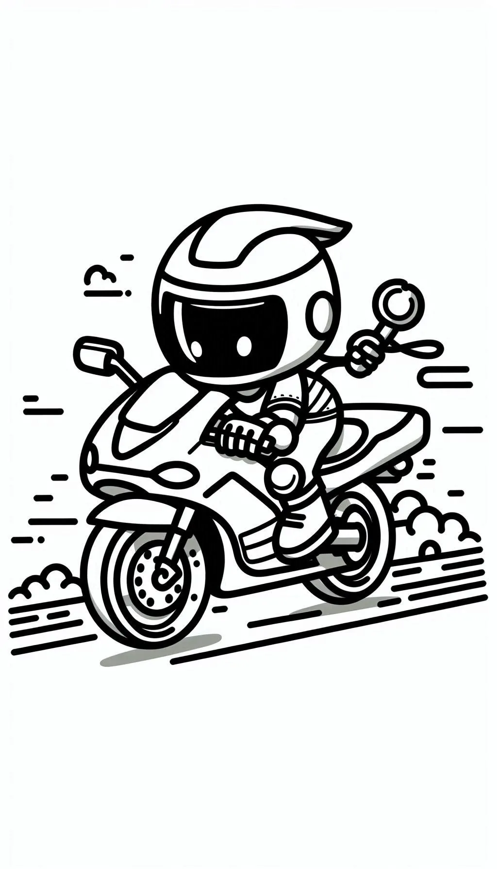 coloriage Moto gratuit a imprimer