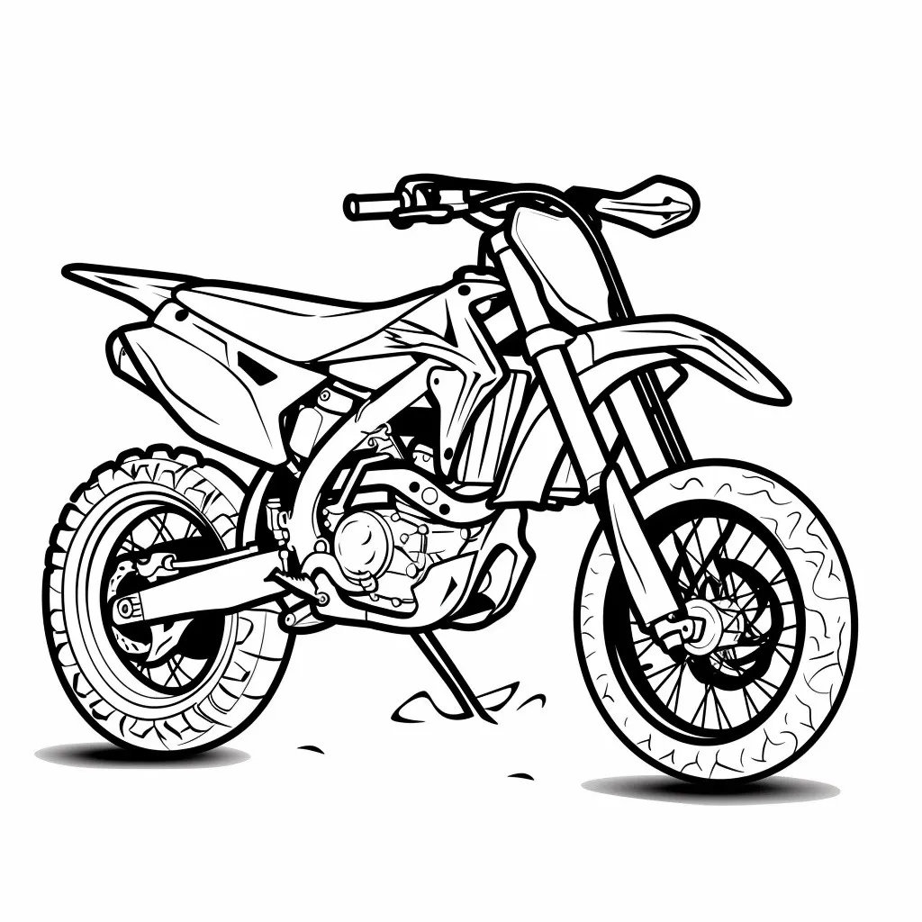 coloriage Moto en ligne