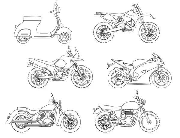 coloriage Moto à imprimer pdf gratuit 2