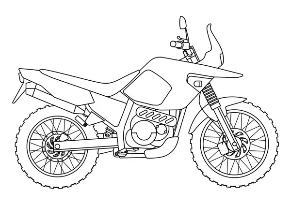 télécharger coloriage Moto gratuit