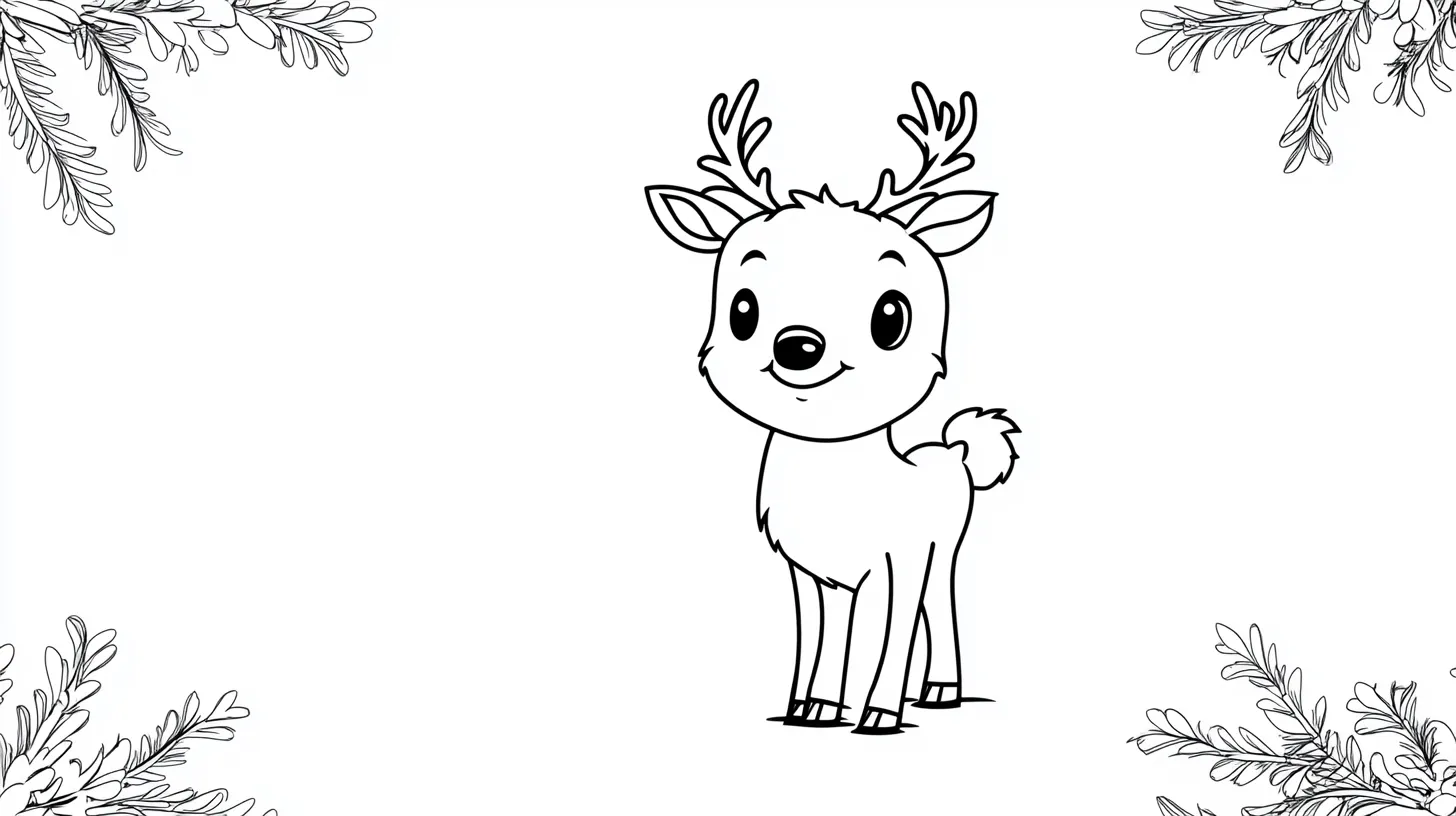 coloriage Noël à imprimer pour enfant de 6 ans