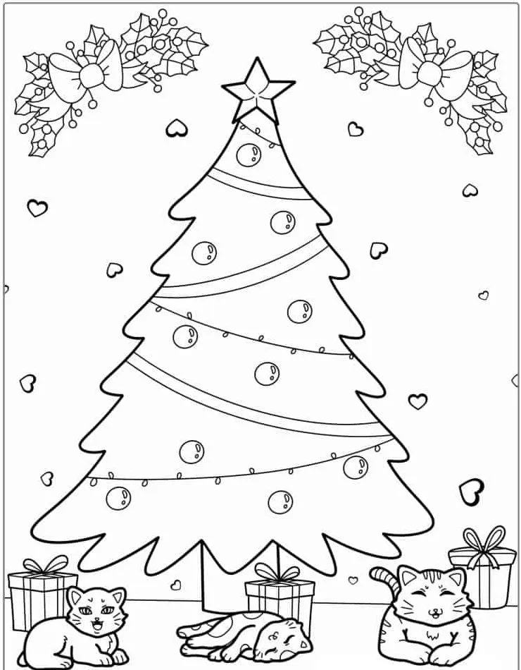 coloriage Noël et decoupage a imprimer gratuit