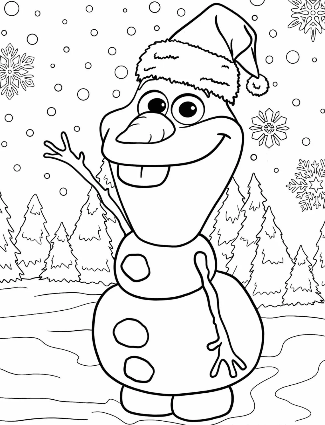 coloriage Noël pour enfant de à imprimer