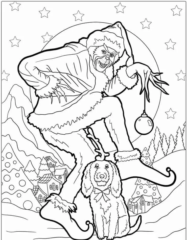 image de coloriage Noël pour enfant 1