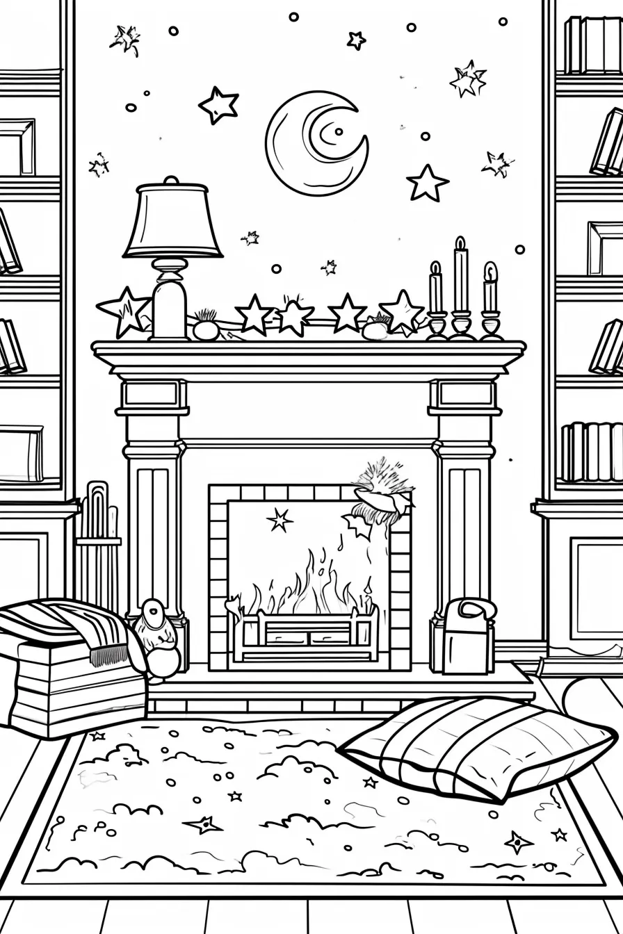 coloriage Noël et découpage à imprimer