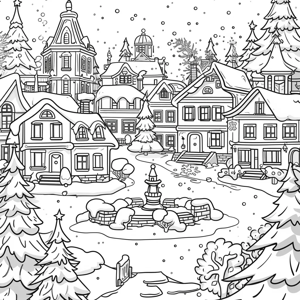 coloriage Noël gratuit